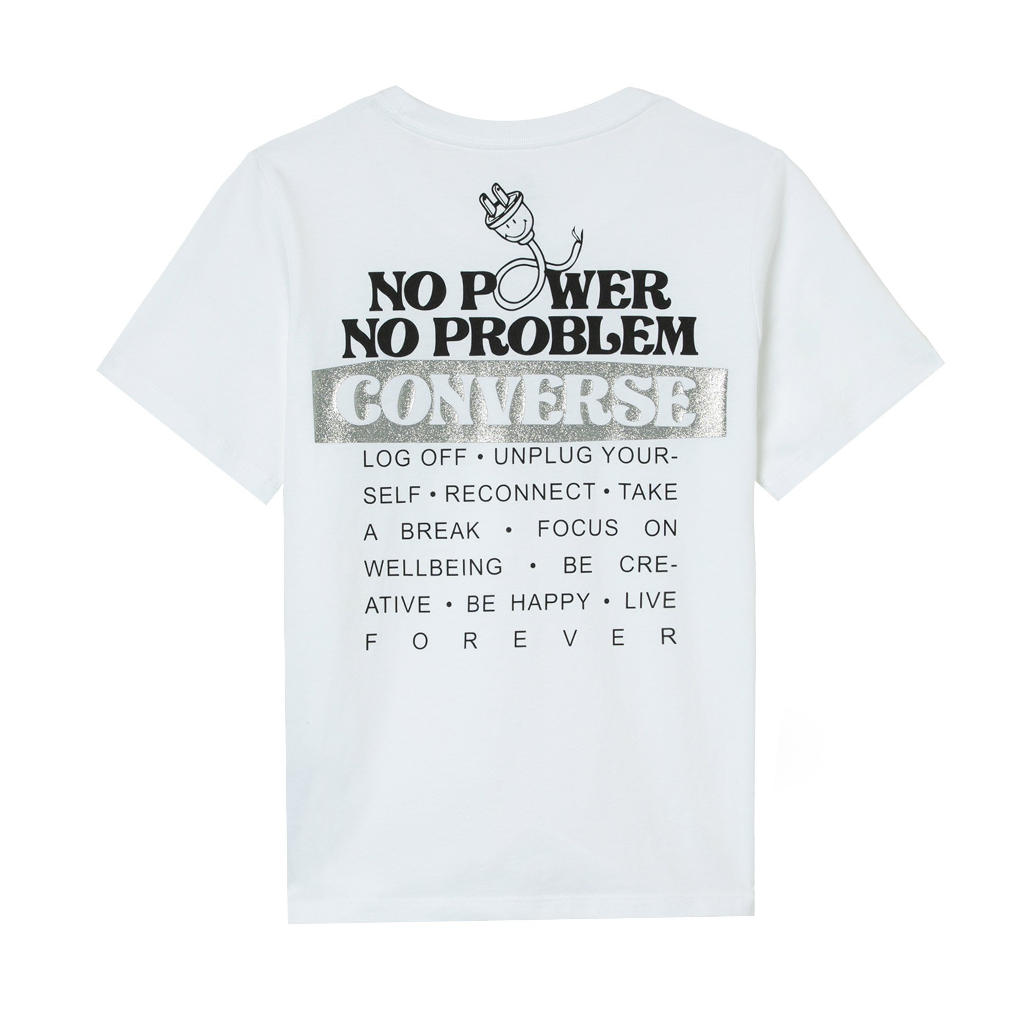 No Problem Classic Kadın Beyaz T-Shirt
