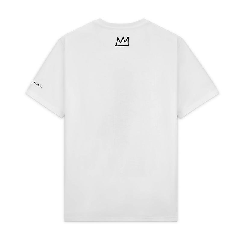 Basquiat Graphic Erkek Beyaz T-Shirt