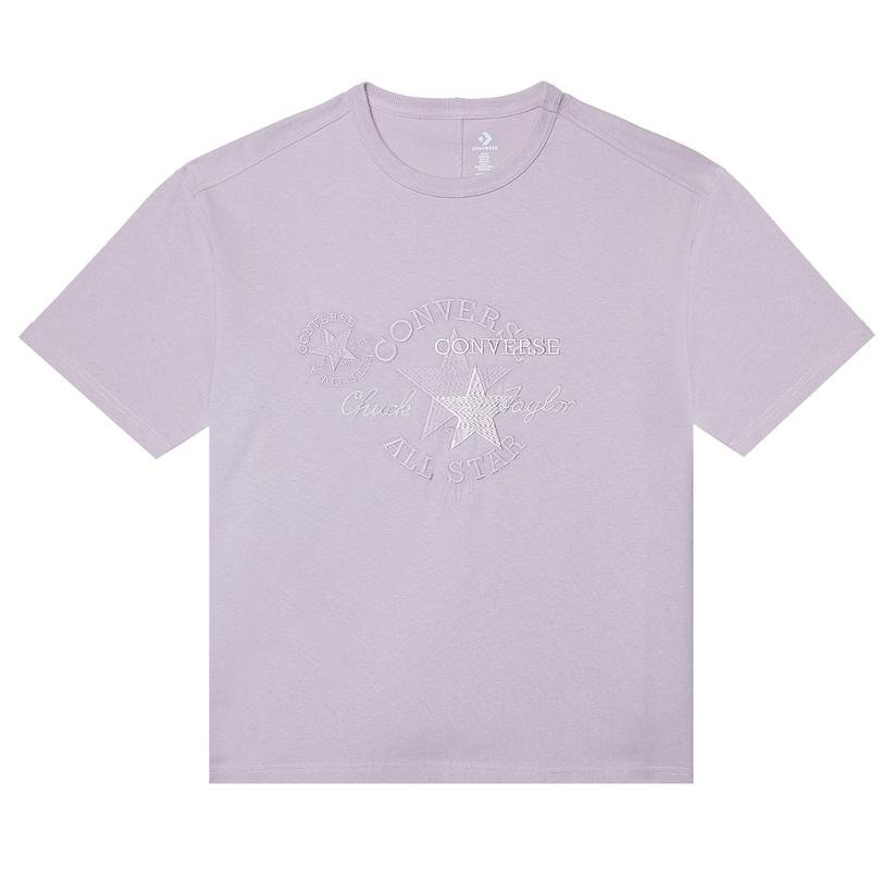 Chuck 70S Embroidered Kadın Pembe T-Shirt