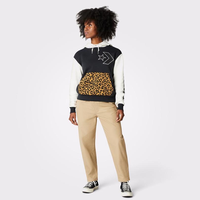 Converse Pocket Stand Out Go To Kadın Bej Sweatshirt