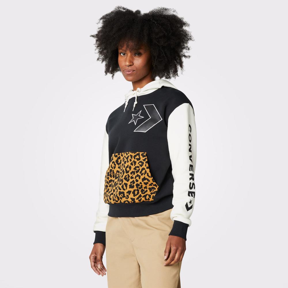Converse Pocket Stand Out Go To Kadın Bej Sweatshirt