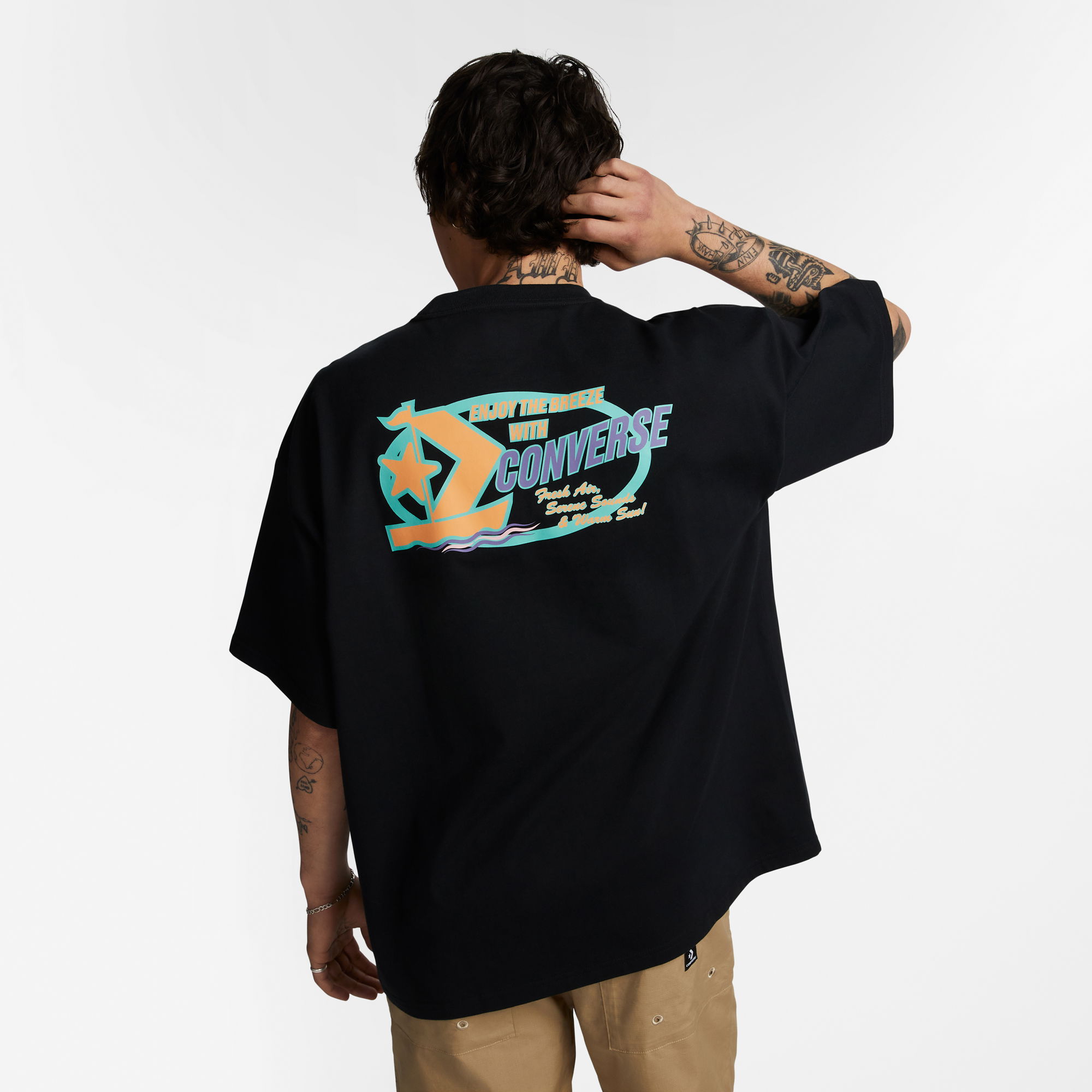 Retro Sailboat Graphic T-Shirt