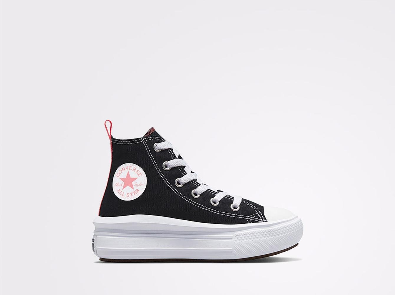Converse Chuck Taylor All Star Move Çocuk Siyah Platform Sneaker