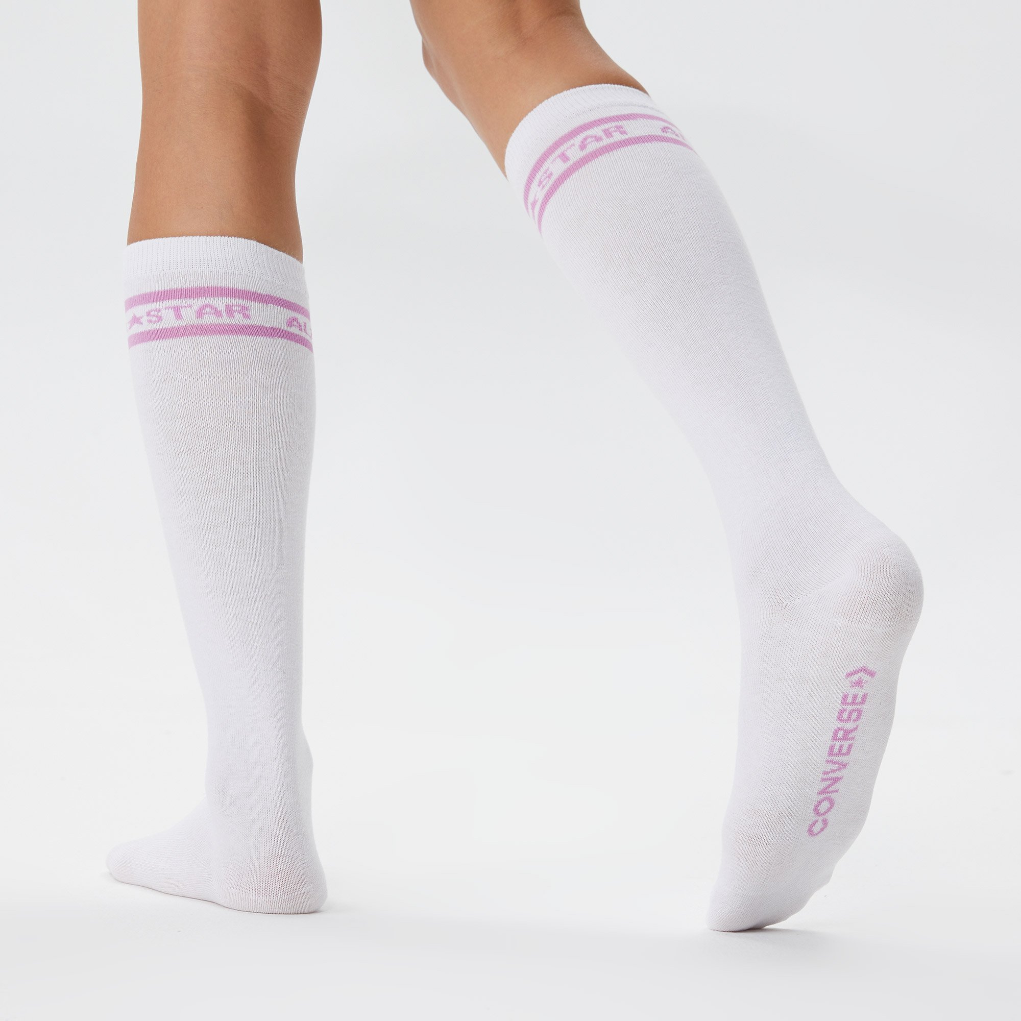 Converse Star Chevron Kadın 2'li Renkli Uzun Çorap