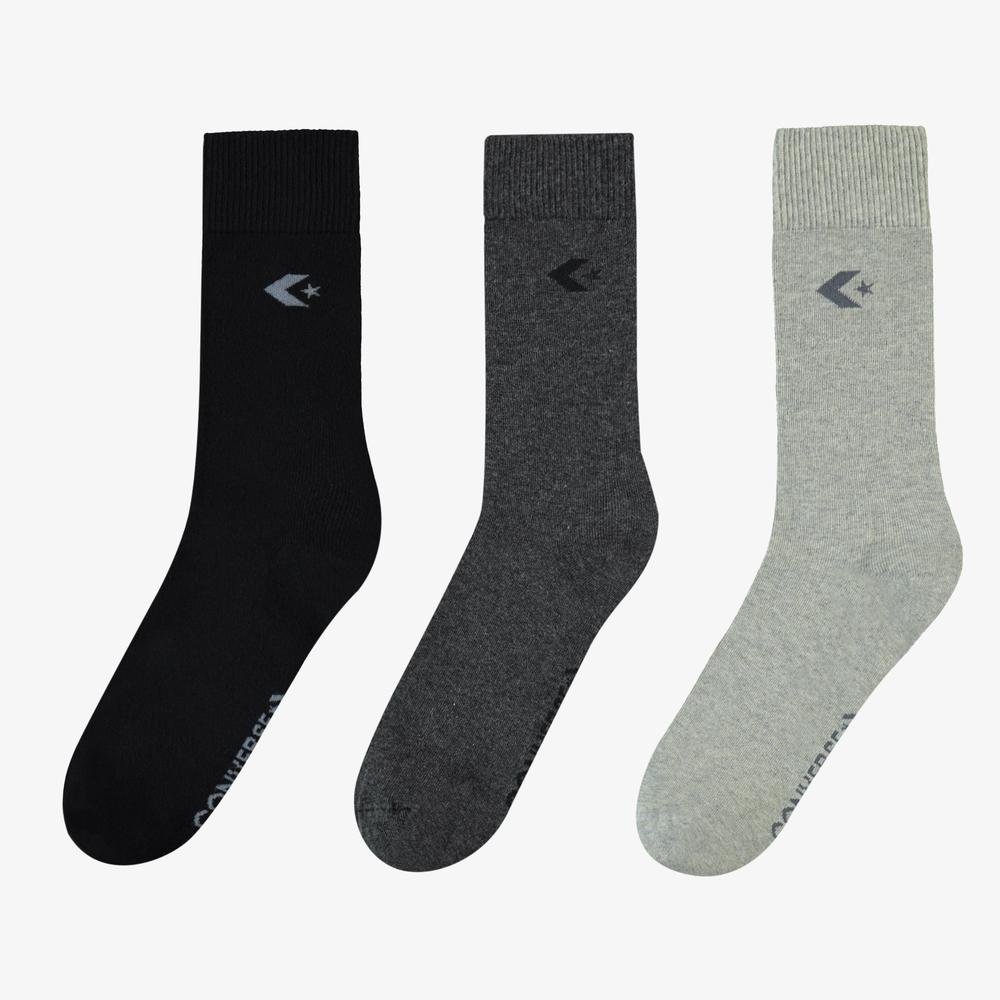 Converse Star Chevron Erkek 3'lü Renkli Uzun Çorap