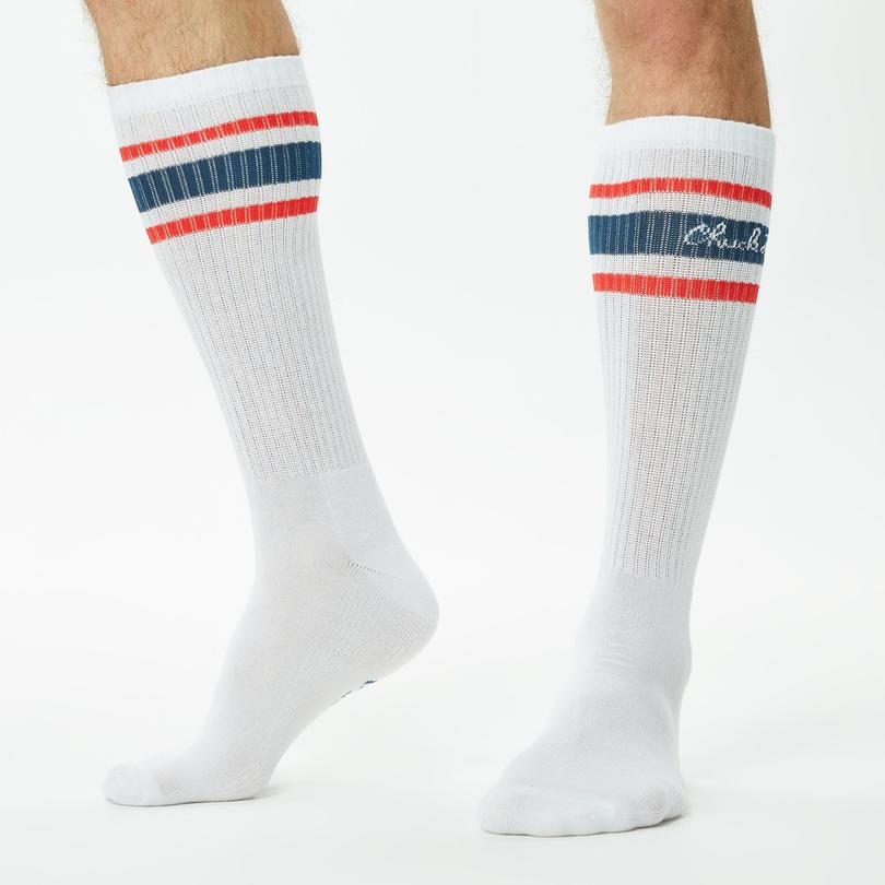 Converse Chuck Taylor Erkek 2'li Beyaz Uzun Çorap