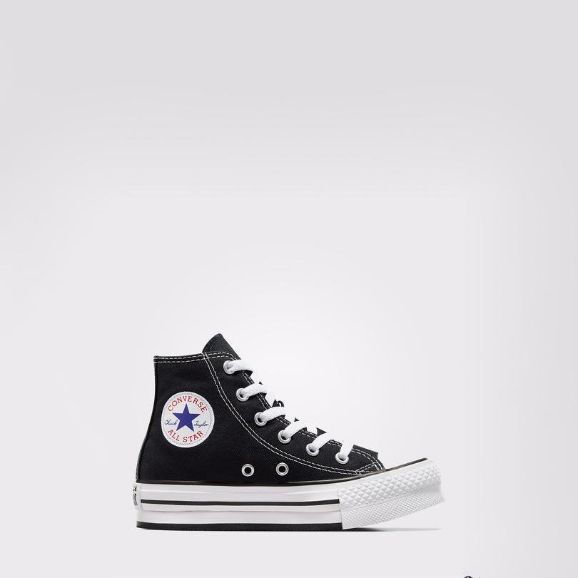 Converse Chuck Taylor All Star Eva Lift Çocuk Siyah Platform Sneaker