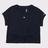 Converse Star Chevron Twist Cropped Kadın Siyah T-Shirt