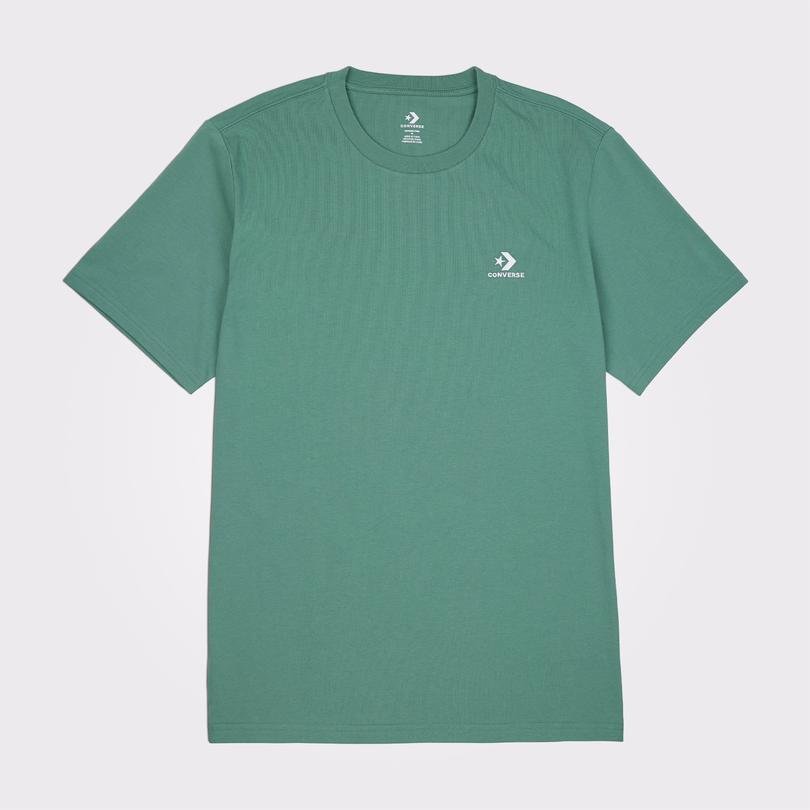 Converse Go-To Star Chevron Standard-Fit Unisex Yeşil T-Shirt
