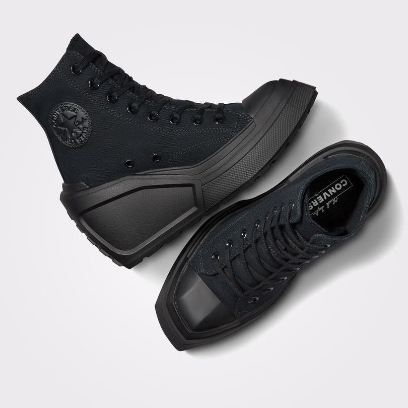 Converse Chuck 70 De Luxe Wedge Unisex Siyah Platform Sneaker