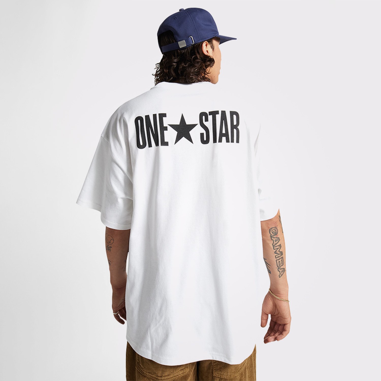 Converse One Star Erkek Beyaz T-Shirt