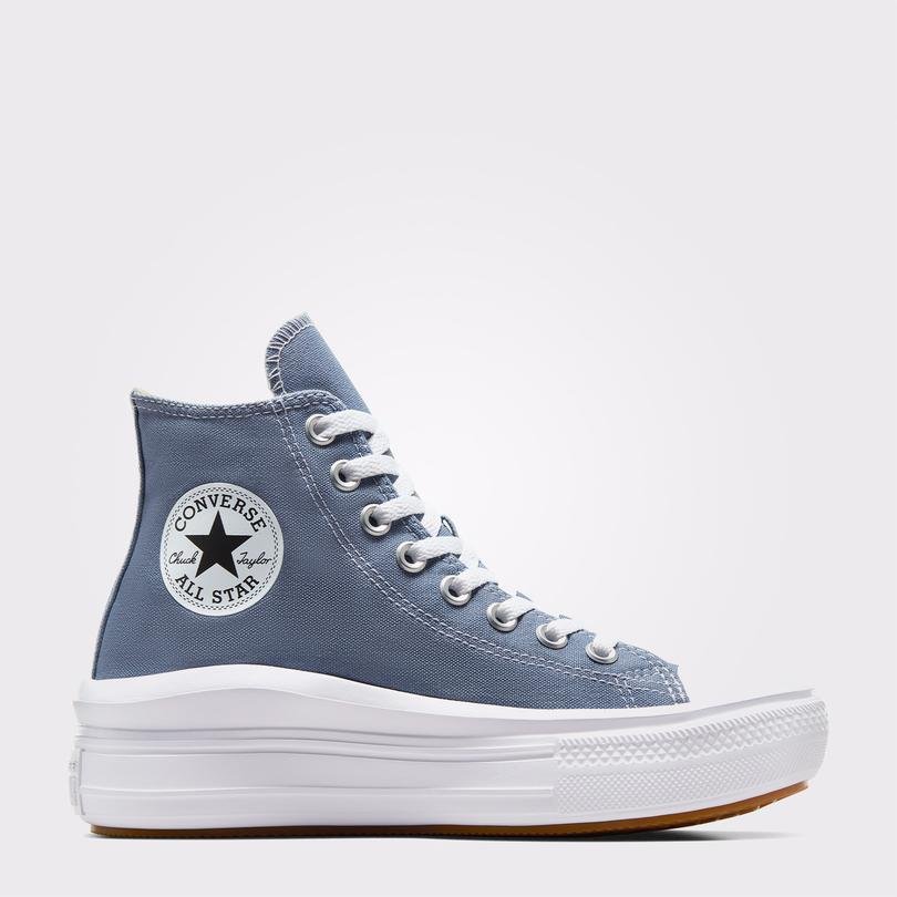 Converse Chuck Taylor All Star Move Unisex Mavi Platform Sneaker