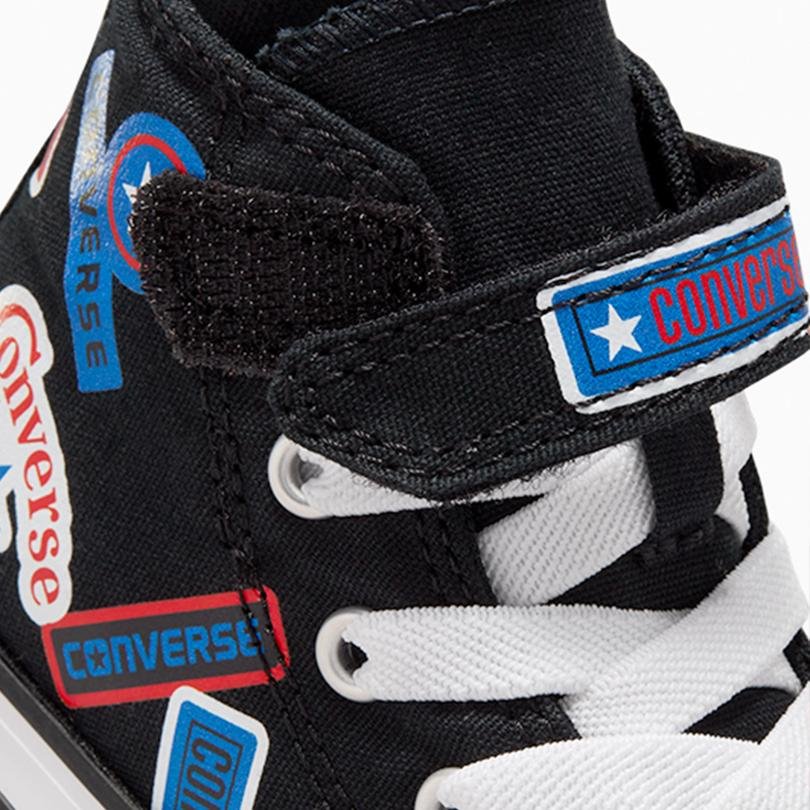 Converse Chuck Taylor All Star Stickers Çocuk Siyah Sneaker