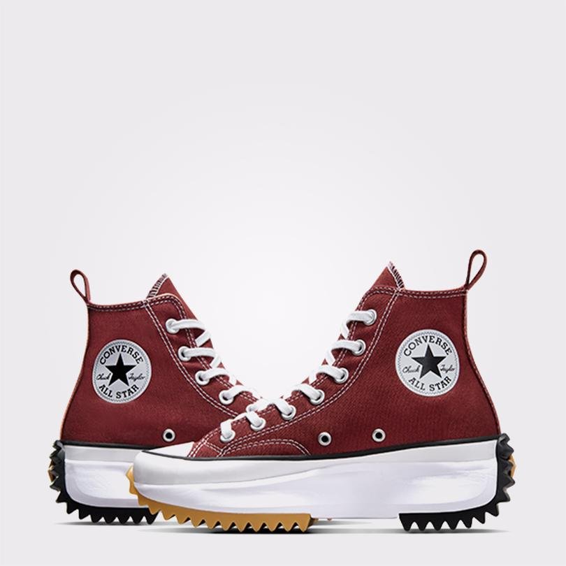 Converse Run Star Hike Unisex Bordo Platform Sneaker