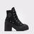  Converse Chuck 70 De Luxe Heel Studded Kadın Siyah Platform Sneaker