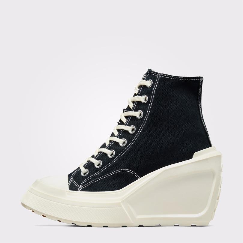 Converse Chuck 70 De Luxe Wedge Unisex Siyah Platform Sneaker