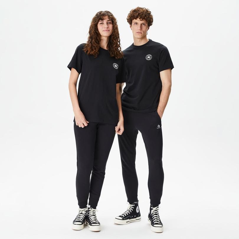 Converse Go-To Unisex Siyah T-Shirt