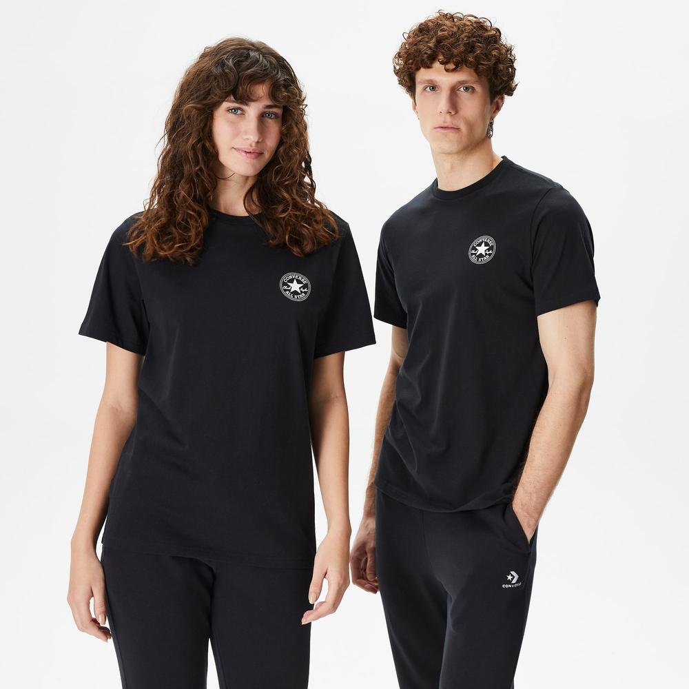 Converse Go-To Unisex Siyah T-Shirt