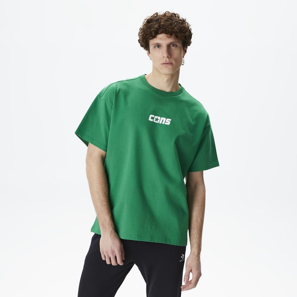 Converse One Star Erkek Yeşil T-Shirt
