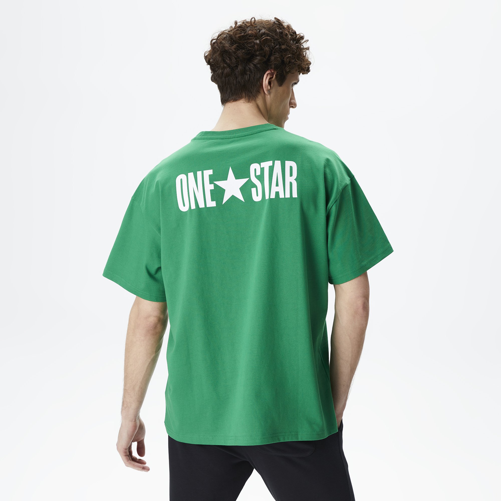 Converse One Star Erkek Yeşil T-Shirt