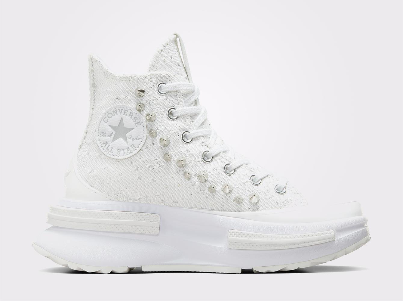 Converse Run Star Legacy Cx Platform Studded Unisex Beyaz Platform Sneaker