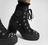  Converse Chuck 70 De Luxe Heel Studded Kadın Siyah Platform Sneaker