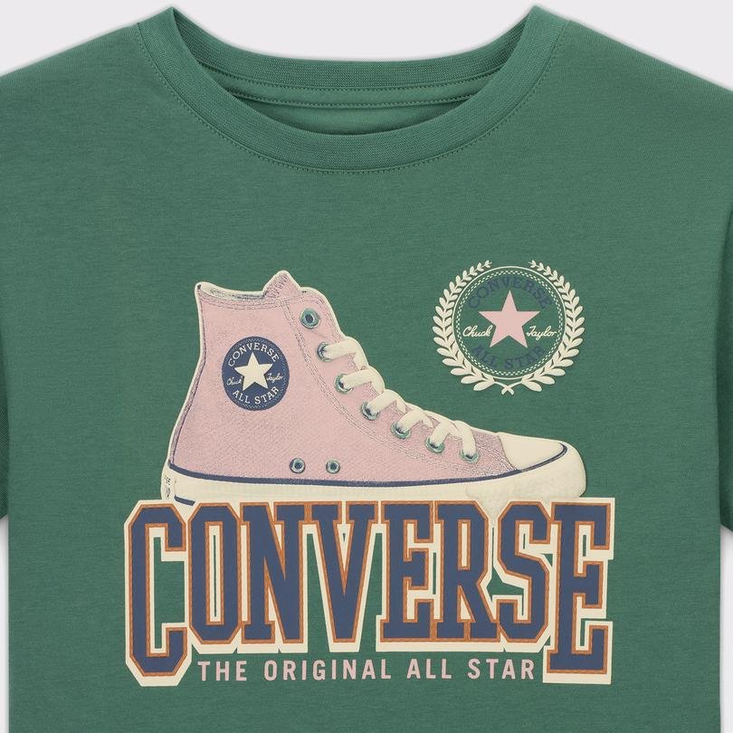 Converse Script Sneaker Organic Jersey Çocuk Krem T-Shirt