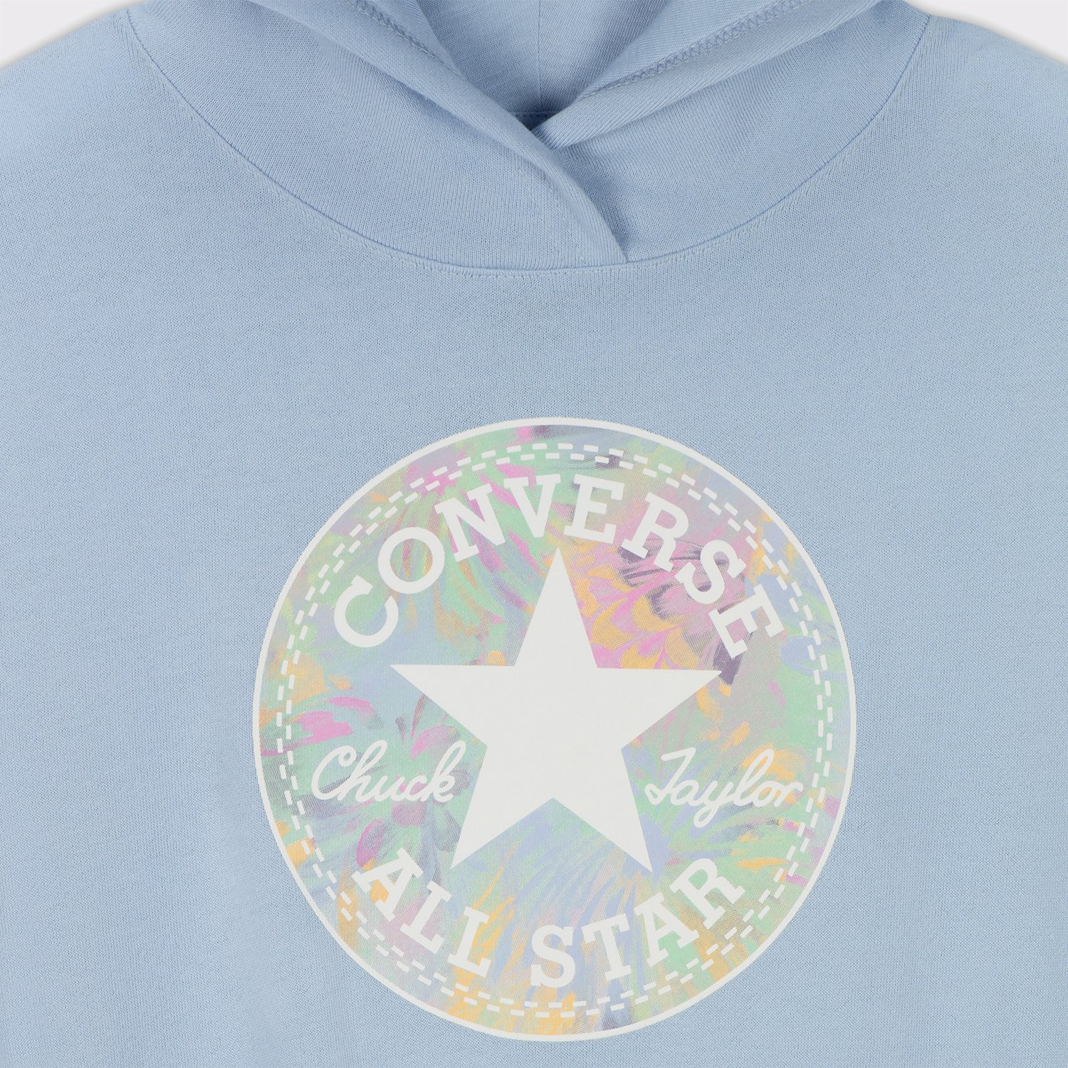 Converse Oversized Chuck Patch Çocuk Mavi Hoodie