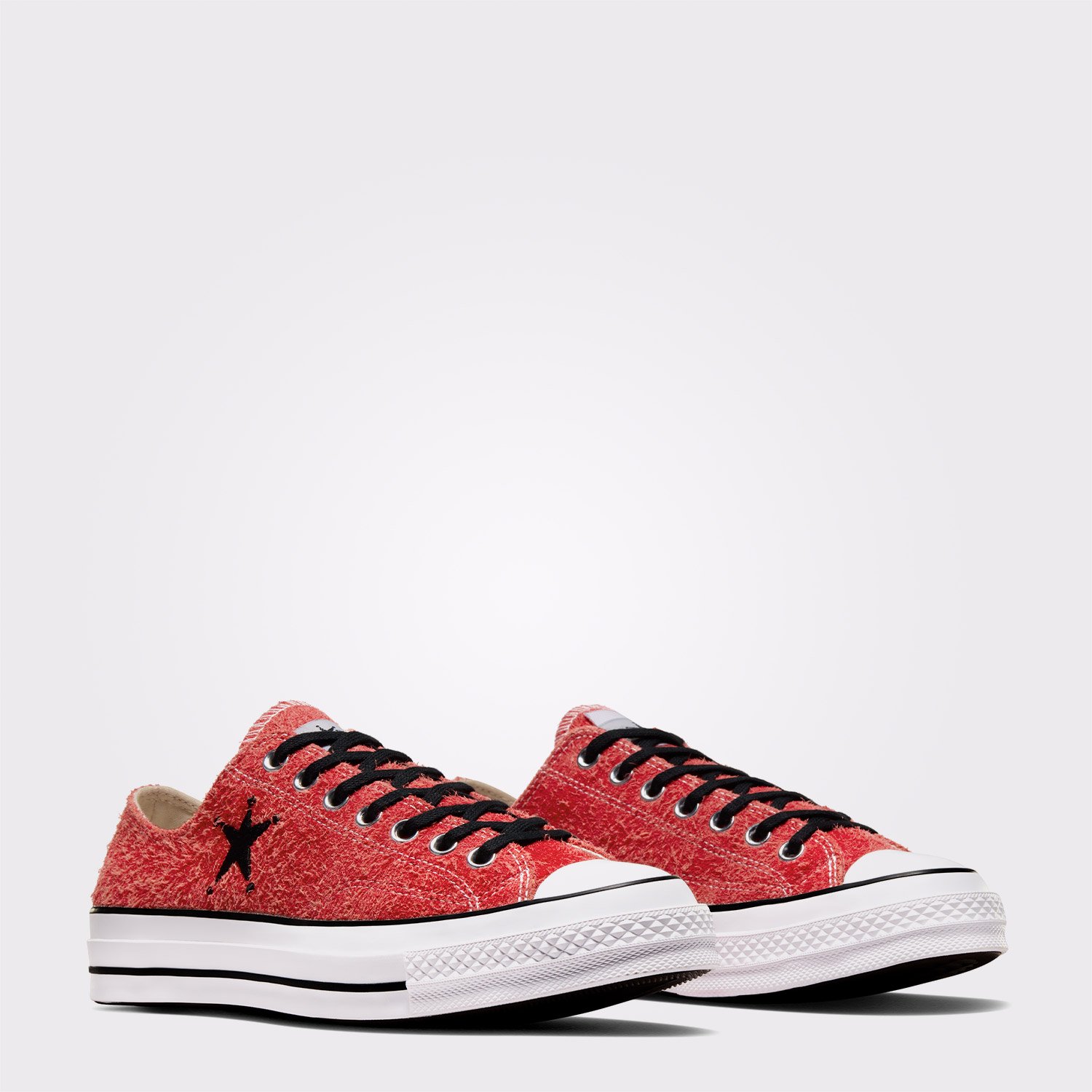 Converse X Stüssy Chuck 70 Unisex Kırmızı Süet Sneaker