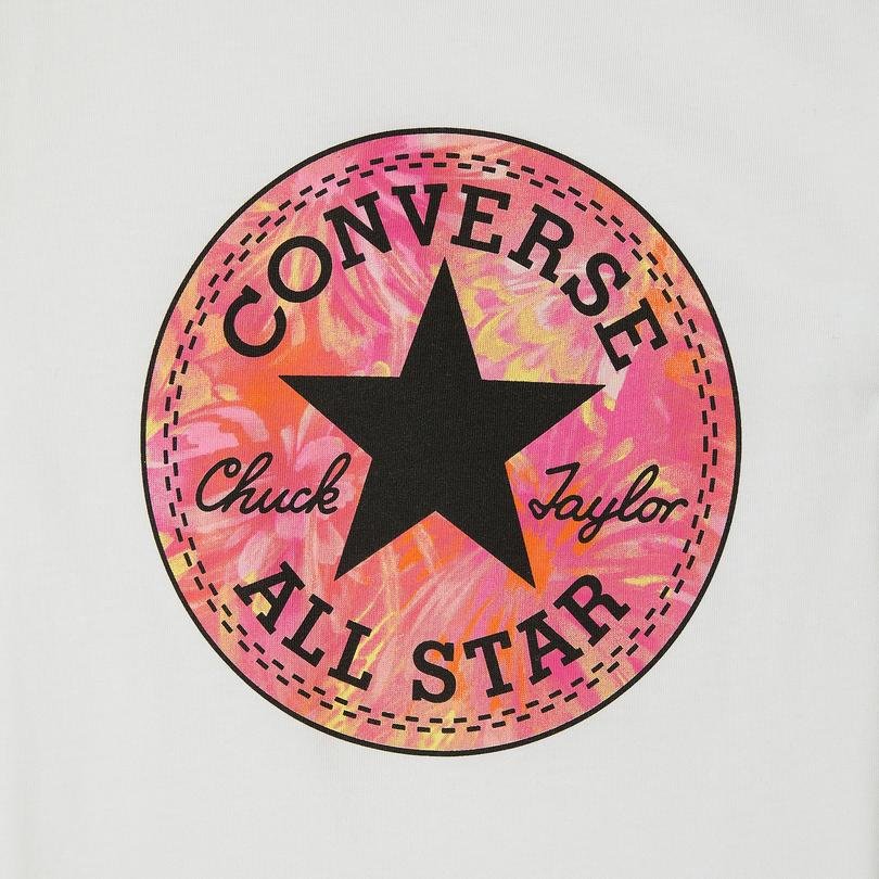 Converse Chuck Patch Graphic Çocuk Beyaz T-Shirt