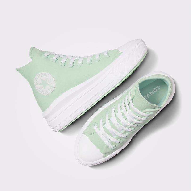 Converse Chuck Taylor All Star Move Stars Unisex Yeşil Platform Sneaker