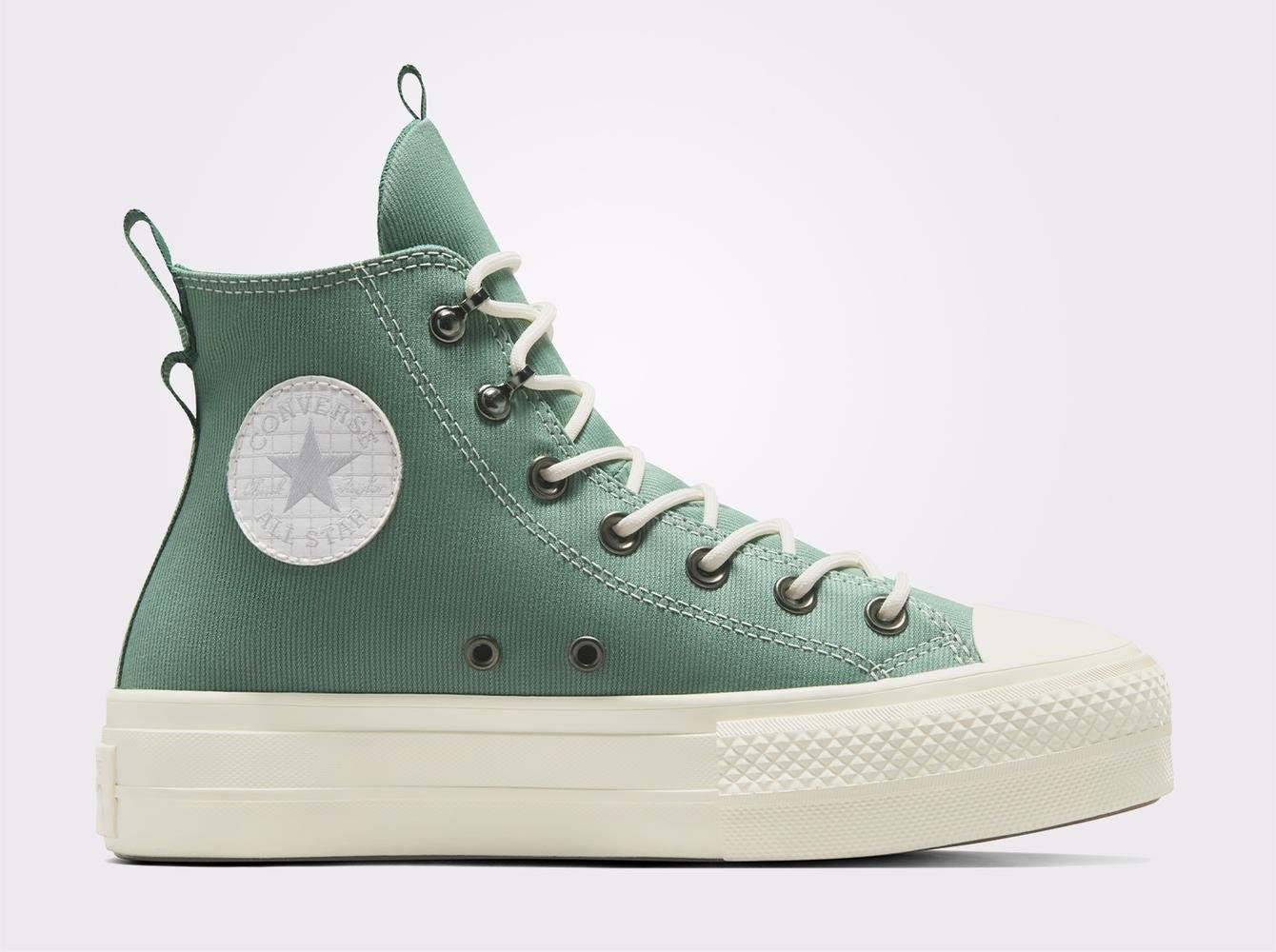 Converse Chuck Taylor All Star Lift Play On Unisex Yeşil Platform Sneaker