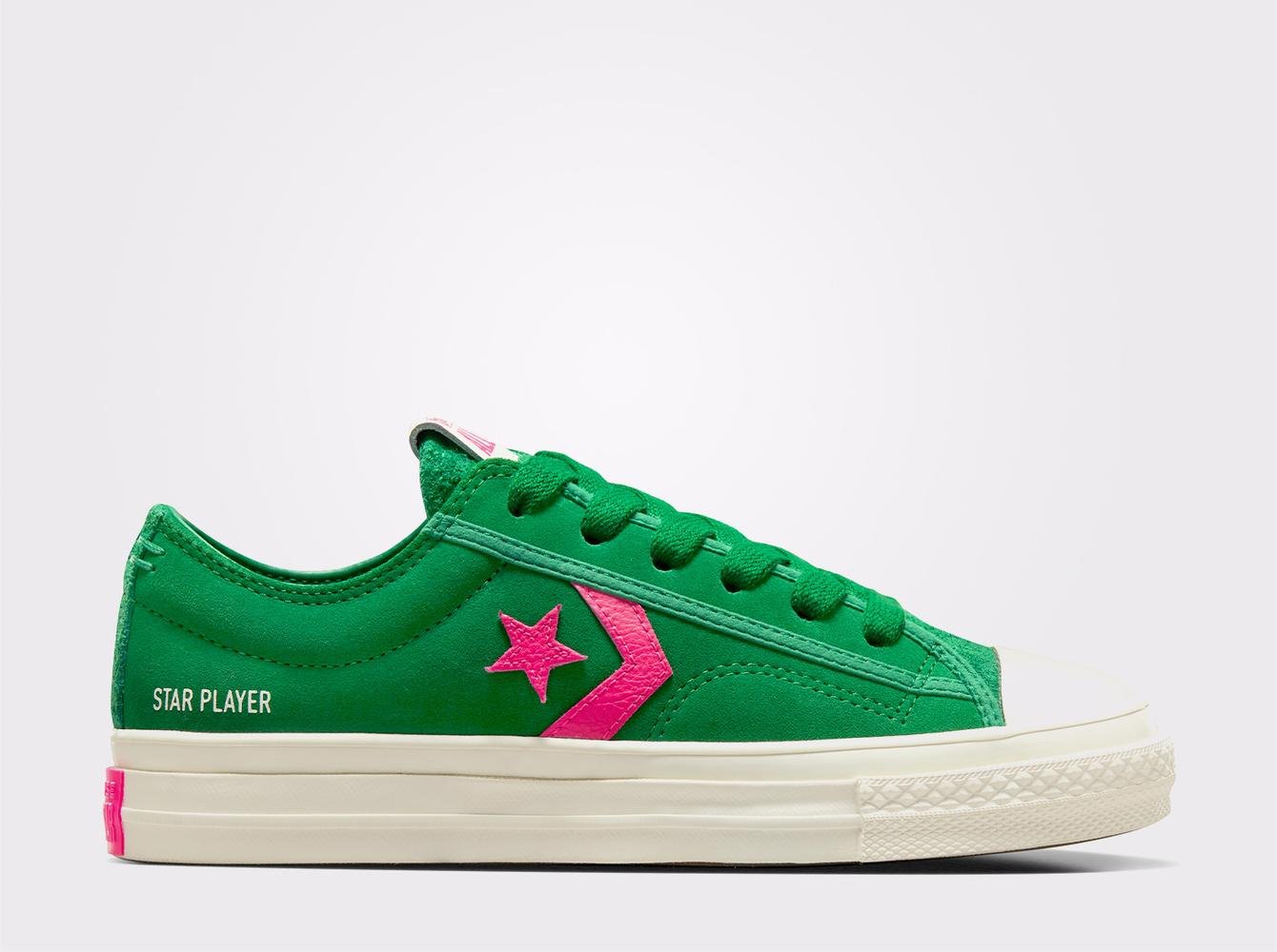 Converse Star Player 76 Unisex Yeşil Süet Sneaker
