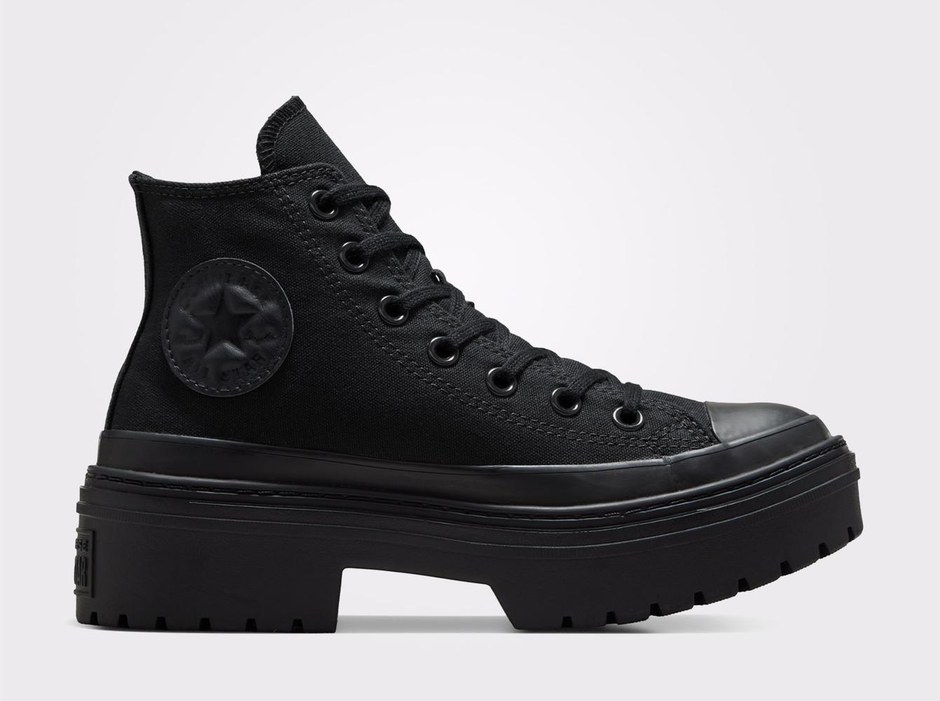 Converse Chuck Taylor All Star Lugged Heel Kadın Siyah Platform Sneaker