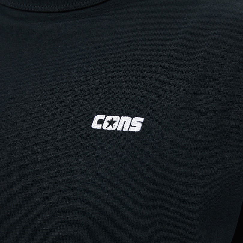 Converse Erkek Loose Fit Siyah T-Shirt
