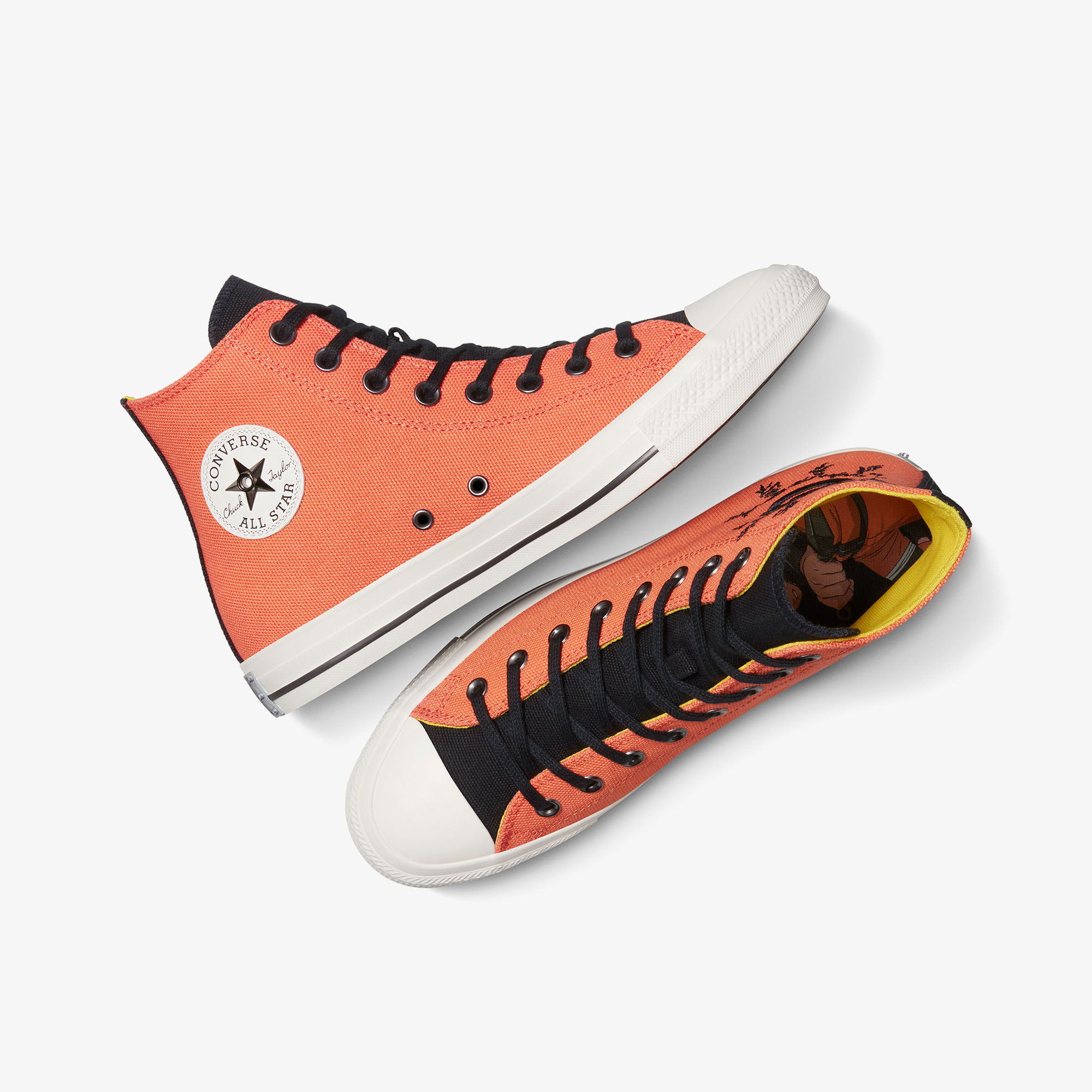 Converse x Naruto Unisex Sarı Chuck Taylor All Star Sneaker