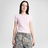  Converse Kadın Pembe Crop T-Shirt