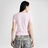  Converse Kadın Pembe Crop T-Shirt