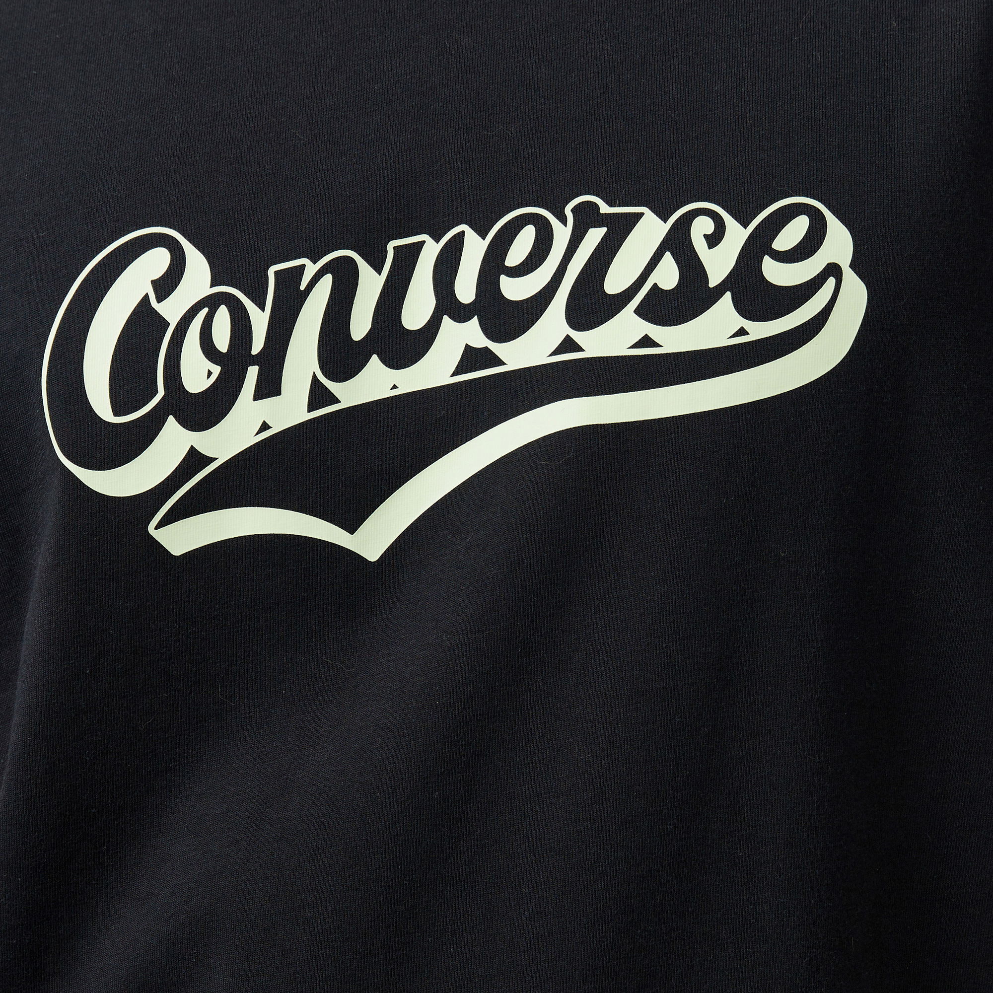 Converse Erkek Baskılı Siyah T-Shirt