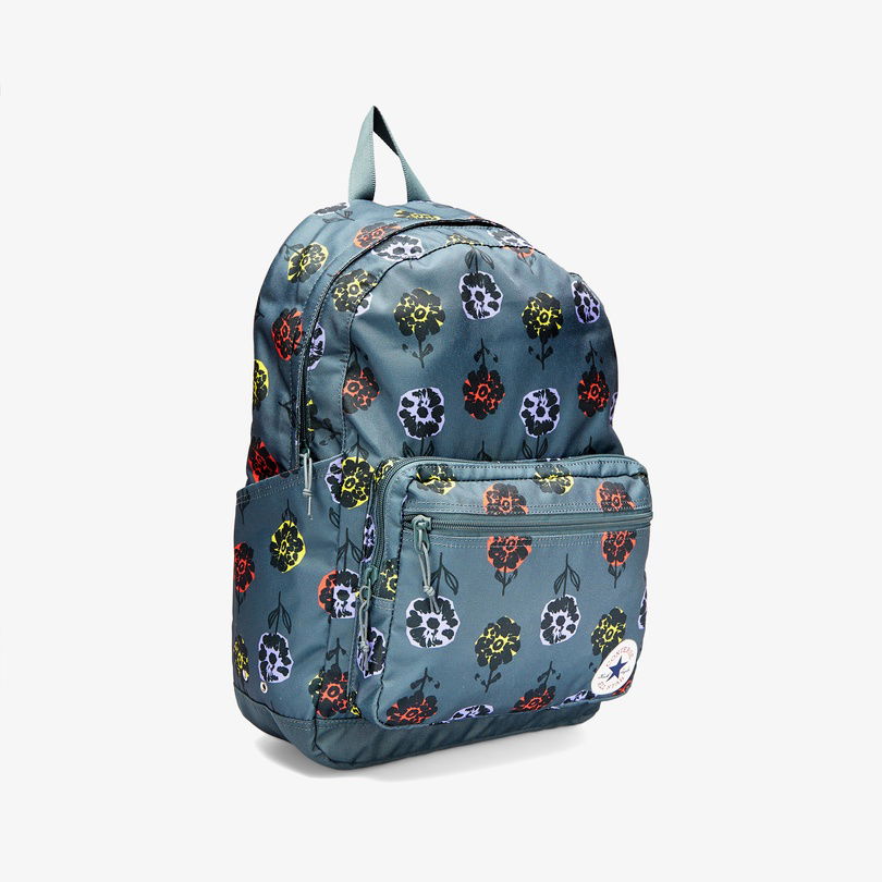 Converse Floral Go 2 Unisex Yeşil Sırt Çantası