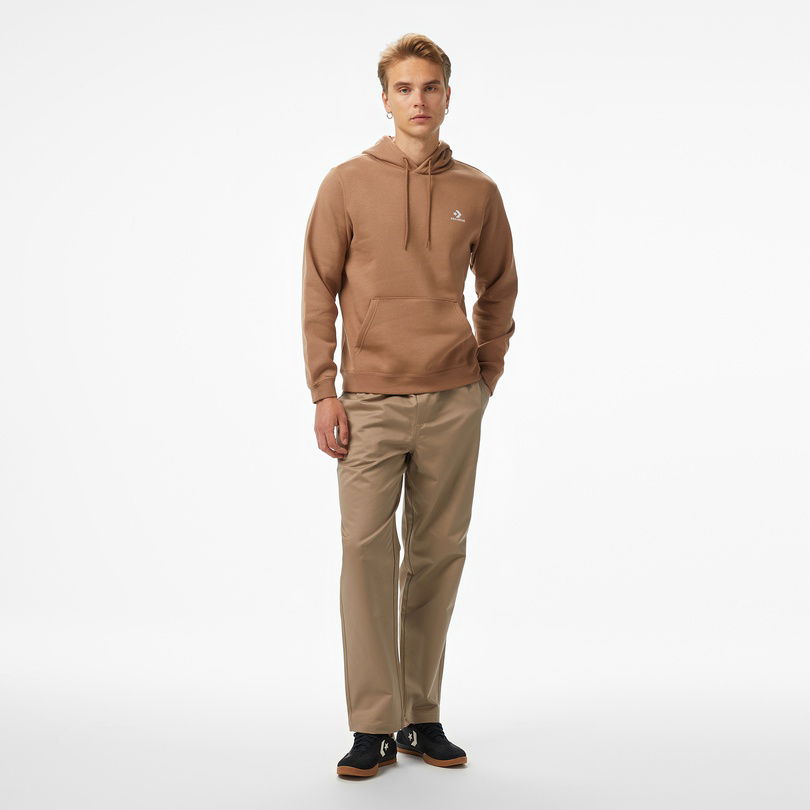 Converse Unisex Kahverengi Hoodie