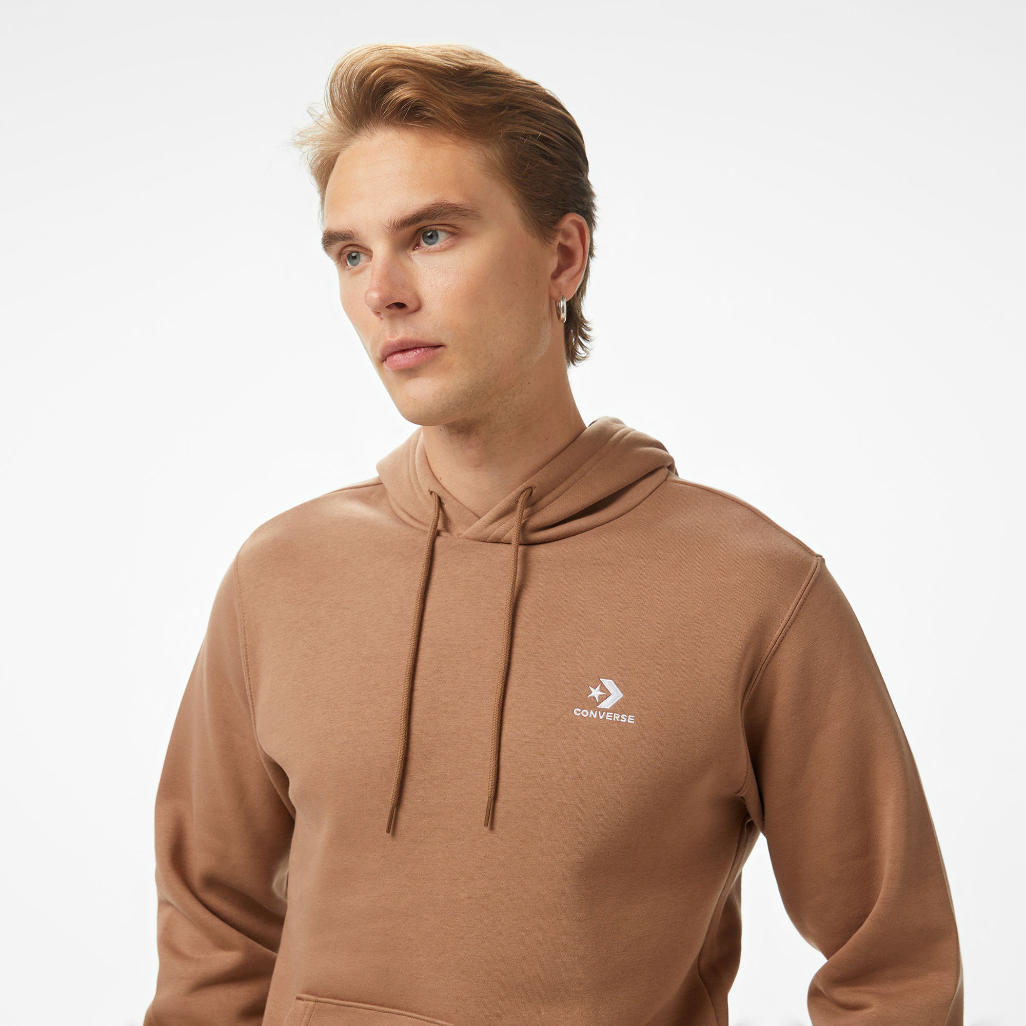 Converse Unisex Kahverengi Hoodie