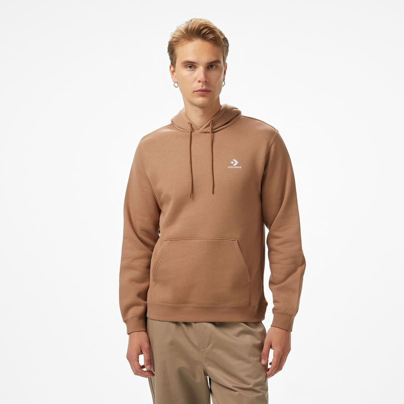 Converse Unisex Kahverengi Hoodie