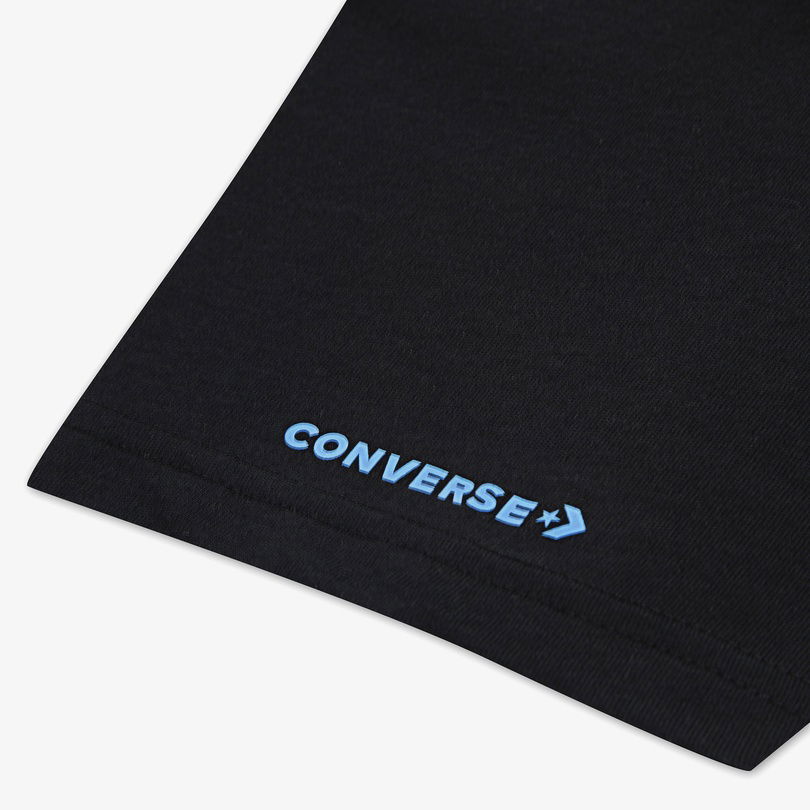Converse Çocuk Siyah T-Shirt