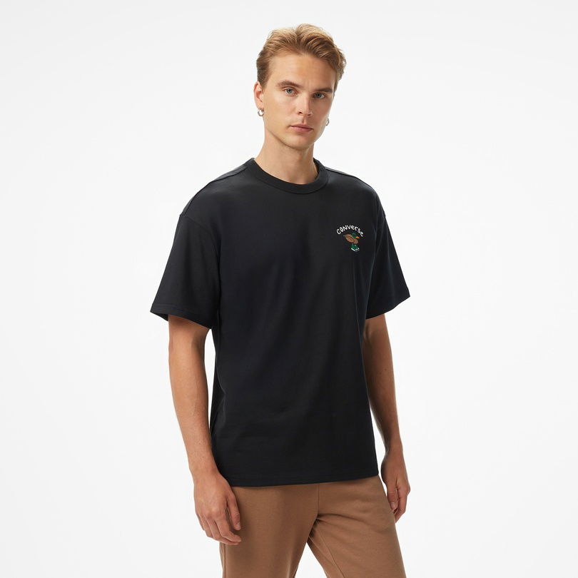 Converse Erkek Siyah T-Shirt