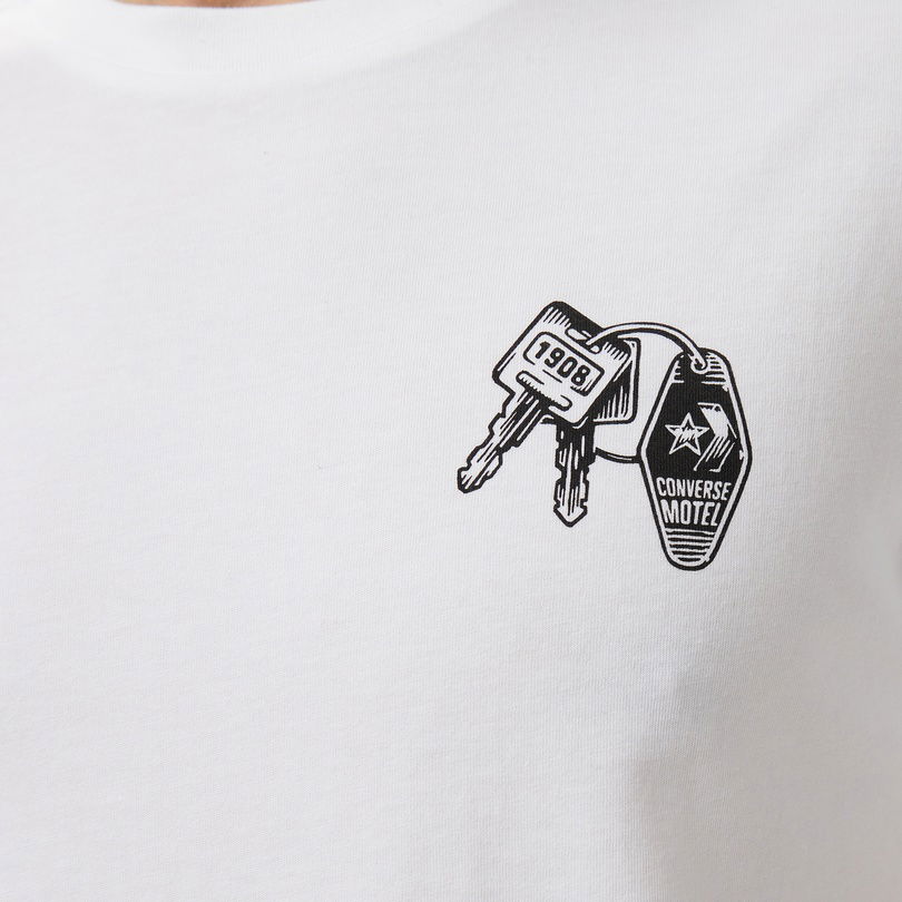 Converse Erkek Beyaz T-Shirt