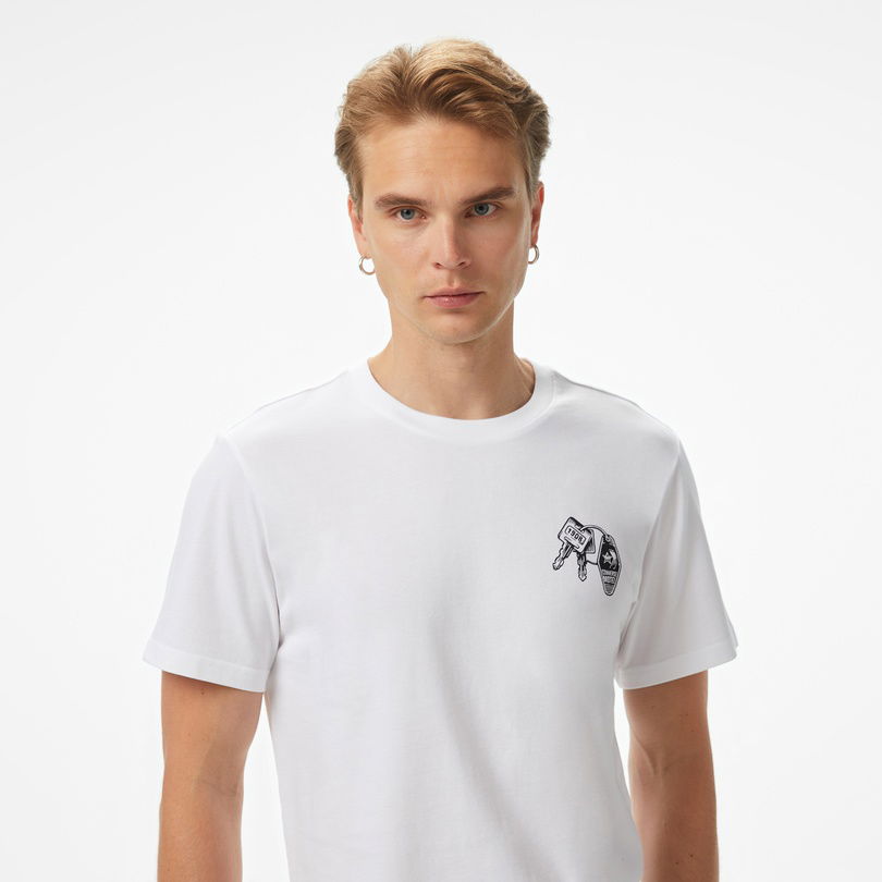 Converse Erkek Beyaz T-Shirt