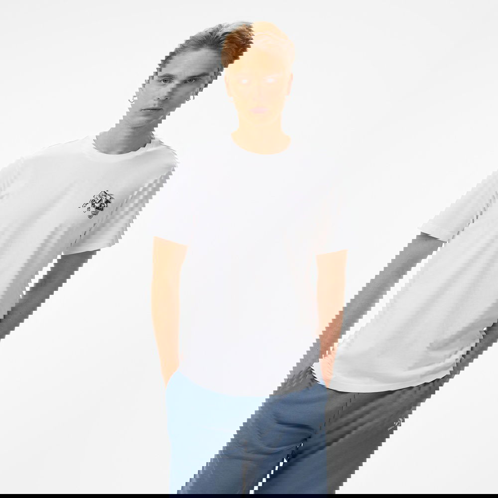 Converse Erkek Beyaz T-Shirt
