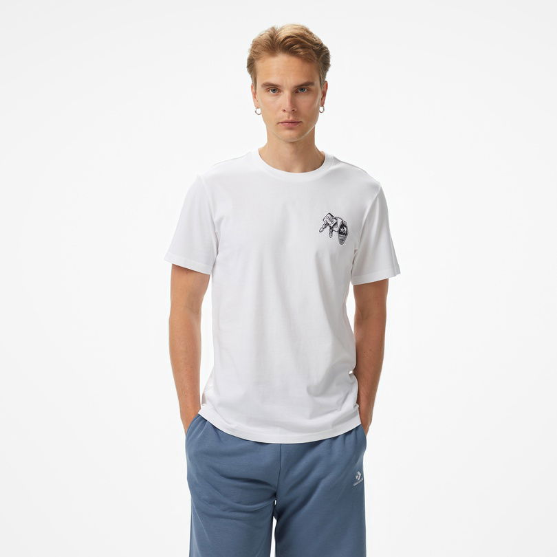 Converse Erkek Beyaz T-Shirt
