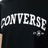  Converse Kadın Siyah T-Shirt